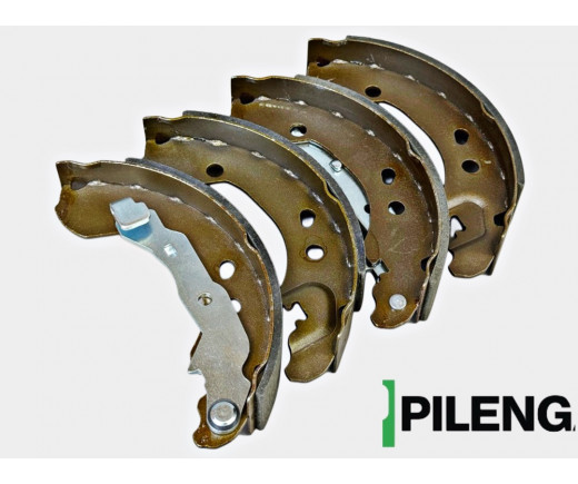 Колодка тормозная LADA Vesta, NISSAN Note E11, NE11 задние, барабанные (к-т 4 шт) № BS-P 1105 | PILENGA
