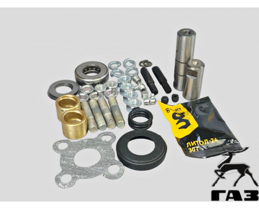 Шкворень Газель 2217 (Соболь) 4*4 в сборе на 1 кулак № 33027-2304800 | ГАЗ