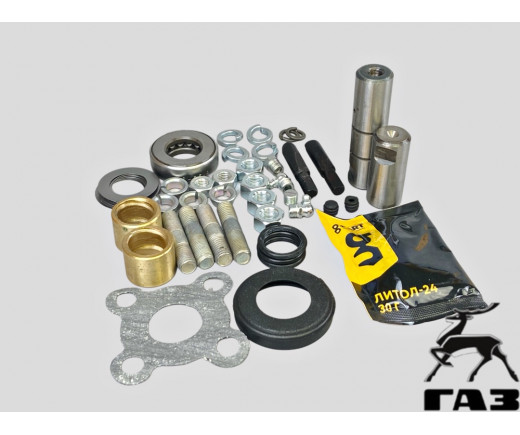 Шкворень Газель 2217 (Соболь) 4*4 в сборе на 1 кулак № 33027-2304800 | ГАЗ