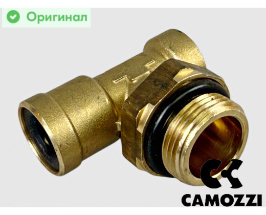 Фитинг латунный тройник D=12 М12х1,5-М22х1,5 ГАЗон NEXT, К..З пневмотормоза цанговый Оригинал № 9412 12-М12Х1.5-М22Х1.5 | CAMOZZI