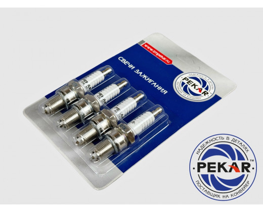 Свеча зажигания ЗМЗ-405, 409 (к-т 4шт) № 4062.3707000-02 | PEKAR