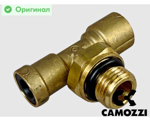 Фитинг латунный тройник D=8х8 М16х1,5 ГАЗон NEXT, К..З модуля подготовки воздуха Оригинал № 94128-М16Х1.5 | CAMOZZI