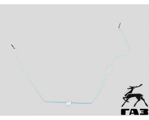 Трубка тормозная Газель Next передняя от гидроагрегата ABS к шлангу переднего правого контура № A63R42-3506023 | ГАЗ