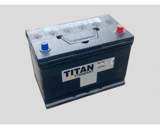 Аккумулятор TITAN ASIA STANDART 90Ah пуск. ток 750 А (-:+)