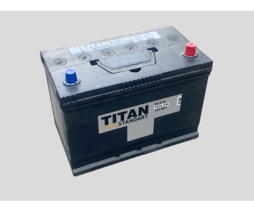 Аккумулятор TITAN ASIA STANDART 90Ah пуск. ток 750 А (-:+)