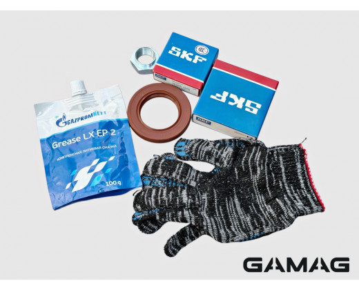 Р/К ступицы колеса переднего Газель 3302, Бизнес (SKF) № GM.3302-3103800S | GAMAG