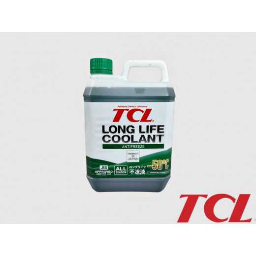 Жидкость охлаждающая низкозамерзающая (антифриз) TCL Long Life Coolant -50°C зеленый 2л № LLC00734 | TCL