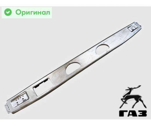 Бампер Газель, Соболь задний фургон ЦМТ нов/обр. под ПТФ (не окрашенный) № 27057-2804012-10 | ГАЗ