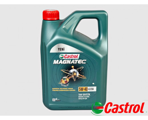 Масло моторное Castrol Magnatec 5W-40 SN/CF, А3/В4 синтетика 4 л № 15F480 | Castrol