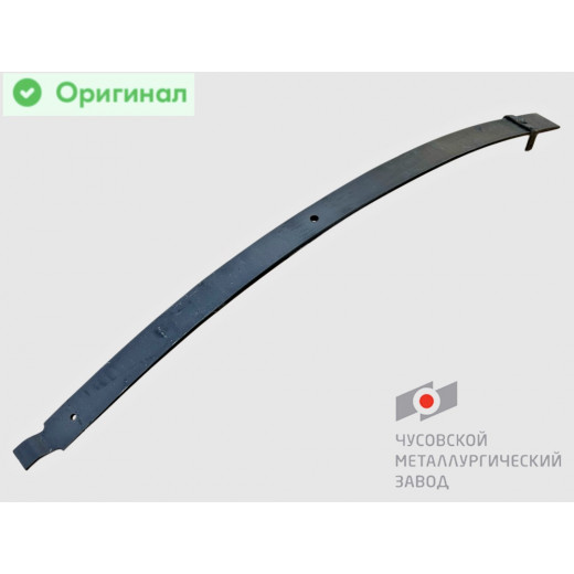 Лист передней рессоры Газель Бизнес №2 с хомутами № 3302-2902051-12 | ЧМЗ