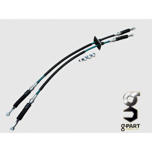 Трос привода КПП Газель Next 2 шт (железные наконечники, 13мм) GP.10760003 | G-Part