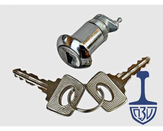 Личинка замка двери Газель н/об 1 шт + ключ № 3302-6105080-20 | ПЗИ