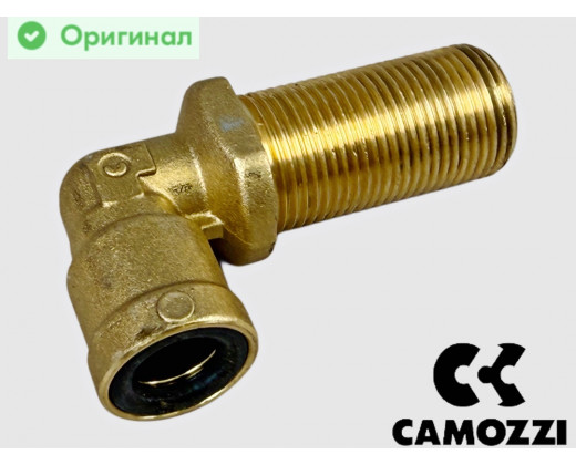 Фитинг латунный угловой D=12 M20х1.5-L=38 Газель, ГАЗон NEXT, К..З пневмотормоза цанговый Оригинал № 950012-М20Х1.5 | CAMOZZI