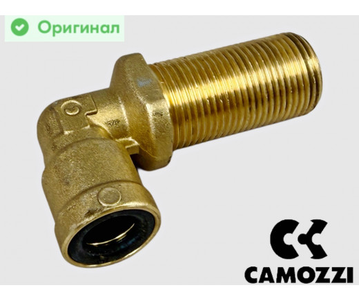 Фитинг латунный угловой D=12 M20х1.5-L=38 Газель, ГАЗон NEXT, К..З пневмотормоза цанговый Оригинал № 950012-М20Х1.5 | CAMOZZI
