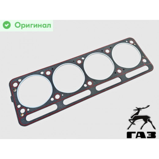 Прокладка ГБЦ Газель (D=100 мм.), Газель-Бизнес дв.4216 с герметиком Оригинал № 421.1003020-10 | ГАЗ