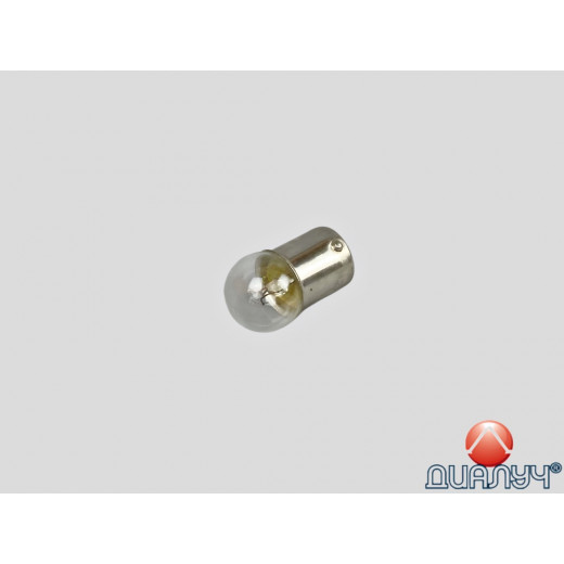 Лампа 1 контакт белая 12V/10W (габарит, поворот, стоп-сигнал) цоколь BA15s № 92110 | Диалуч