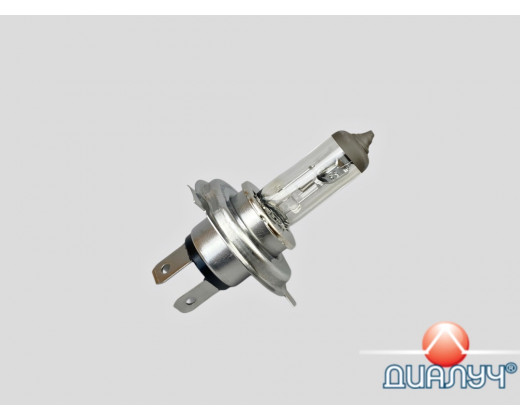 Лампа галогеновая Н4 (12Vх60/55W PRIME) ближний - дальний свет № 12604 PR | Диалуч