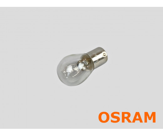 Лампа фары Газель 1 контакта белая (габарит, поворот, стоп-сигнал) 12V/5W № 7506 | OSRAM