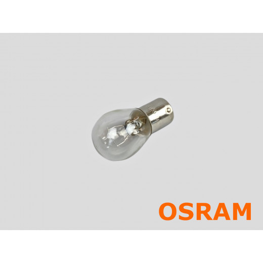 Лампа фары Газель 1 контакта белая (габарит, поворот, стоп-сигнал) 12V/5W № 7506 | OSRAM