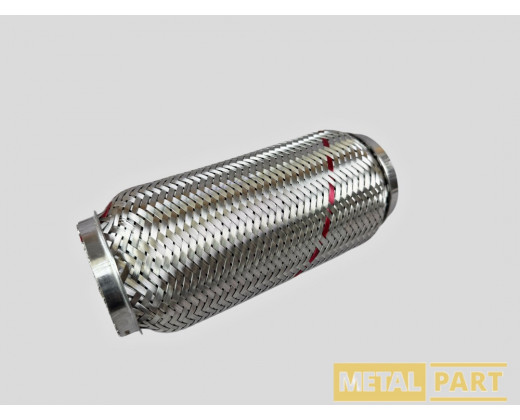 Гофра глушителя УАЗ-315195, 3163 PATRIOT, ГАЗон NEXT дв.ЯМЗ (компенсатор сильфонный) 64х200мм усиленный № MP-315195-1220010-01 | MetalPart
