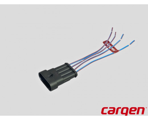 Колодка жгута заднего фонаря Газель 3302 штыревая (S=0.75) № AX-366 | Cargen