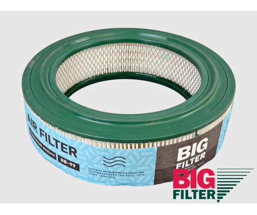 Фильтр воздушный Волга, Газель, УАЗ  402 дв., ГАЗ-3307, 3308, ПАЗ № GB-99 |  BIG FILTER