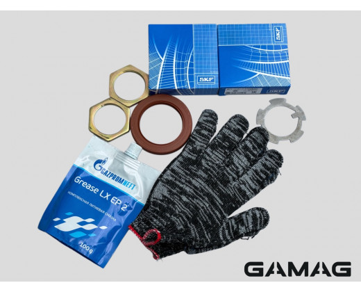Р/К ступицы колеса УАЗ (полный) (Подшипники SKF) № GM.3741-3103800S | GAMAG