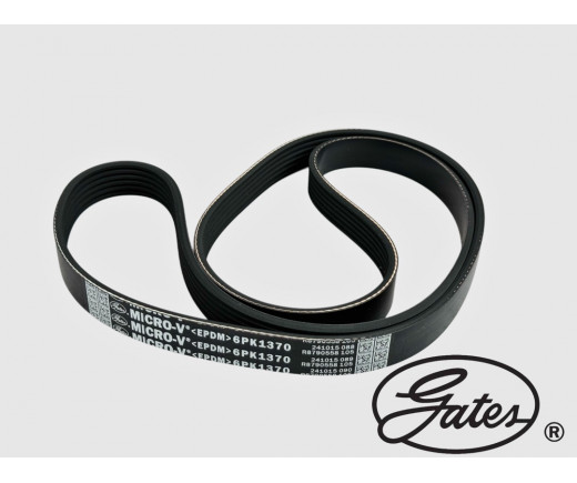 Ремень 6PK1370 с ГУР дв. 406, 405, 4216, Evоtесh № 6PK1370 | GATES