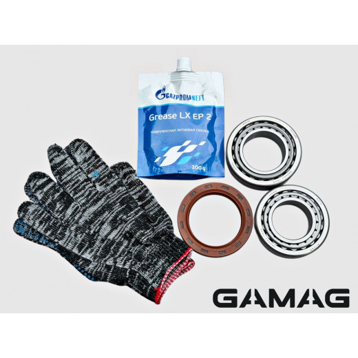 Р/К ступицы колеса заднего Г-3302 (подшипник KOYO) № GM.3302-3104800K | GAMAG