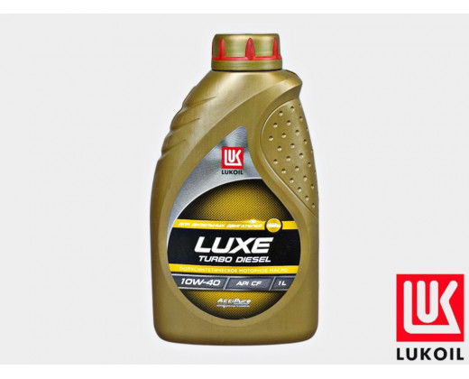 Масло моторное Лукойл LUXE 10W40 Турбо Дизель CF п/синтетика 1 л № 3706363 | Lukoil