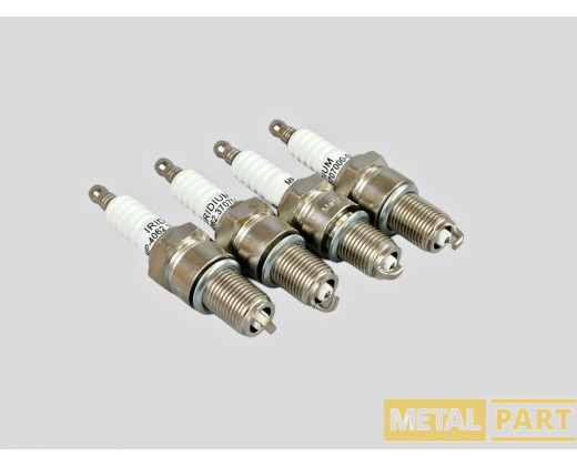 Свеча зажигания ЗМЗ-405, 409 (к-т 4шт) газ-бензин Iridium № 4062.3707000-02 | MetalPart