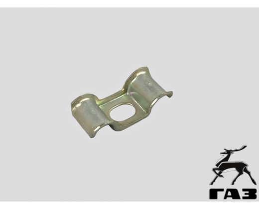 Скоба крепления трубки тормоза Газель № 330242-1104146 | ГАЗ