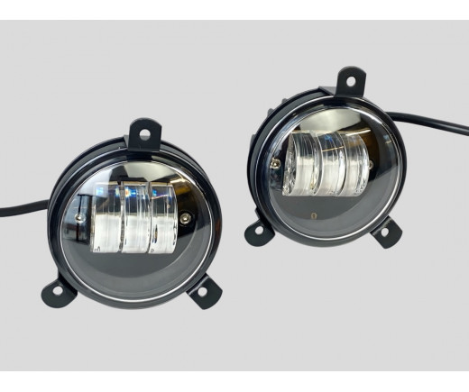 Фара противотуманная Газель-Бизнес, Некст, LED, (3000К+6000К) (2шт к-т) № 406-YW | TORINO