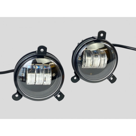 Фара противотуманная Газель-Бизнес, Некст, LED, (3000К+6000К) (2шт к-т) № 406-YW | TORINO