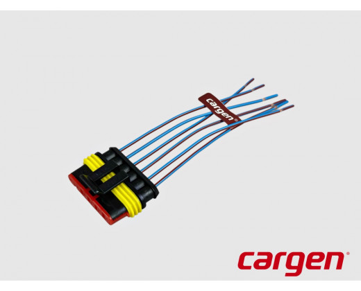 Разъем 6-ти конт. гнездовой, серия 2,8 мм, Евро № АХ-323-2 | CARGEN