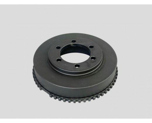Шкив коленвала (демпфер) под ремень 6РК УМЗ-4216, Evotech E-4 № 42164-1005070-01 | ГАЗ