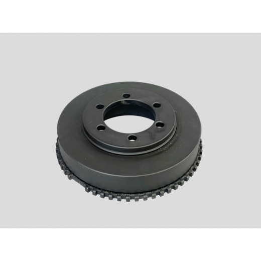 Шкив коленвала (демпфер) под ремень 6РК УМЗ-4216, Evotech E-4 № 42164-1005070-01 | ГАЗ