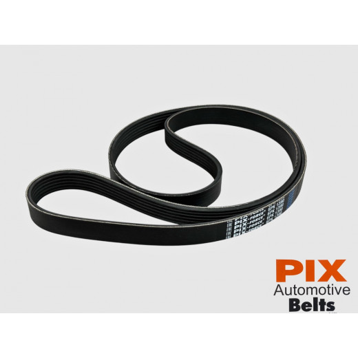 Ремень 1390 6РК Волга, Газель, Соболь с ГУР дв. 406, 405, 4216, Evotech № EPDM-6PK-1390 | PIX