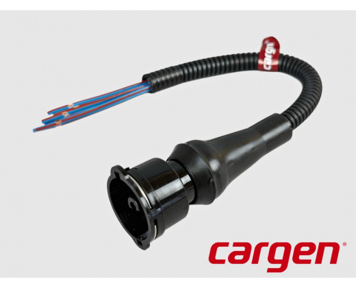 Разъем заднего фонаря ГАЗ-3302 (папа) в гофре № AX-5022 | CARGEN