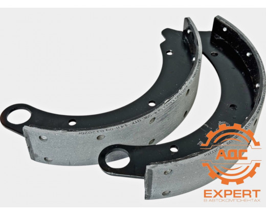 Колодка тормозная УАЗ барабанная длинная (к-т 2 шт) EXPERT № 469-3501090 ЭКСПЕРТ компл | АДС